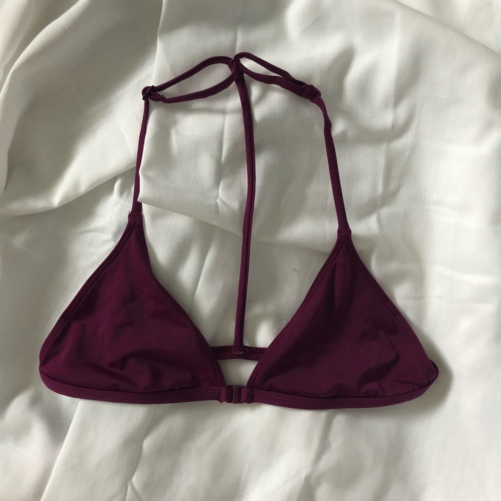 Out From Under Plum Clasp Bikini